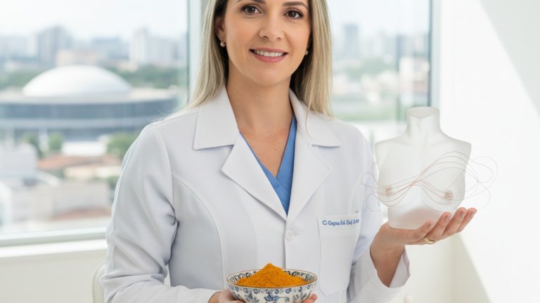 Mamoplastia e Cúrcuma: Alívio Natural no Pós-Operatório em Goiânia